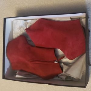 Giuseppe Zanotti size 39 color burgundy suede 100% Authentic I dont sell fake